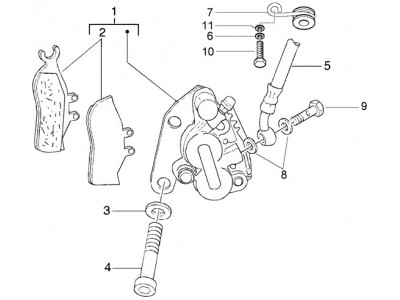 Δαγκάνα φρένου εμπρός